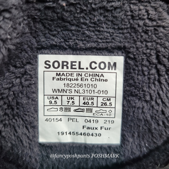 SOREL Kinetic on-trend sleek adjustable comfortable black slip on traction boot - Picture 10 of 15